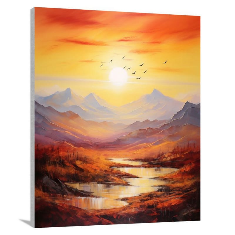 Sunrise Majesty - Canvas Print