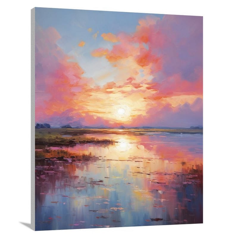 Sunrise Serenity - Impressionist 2 - Canvas Print