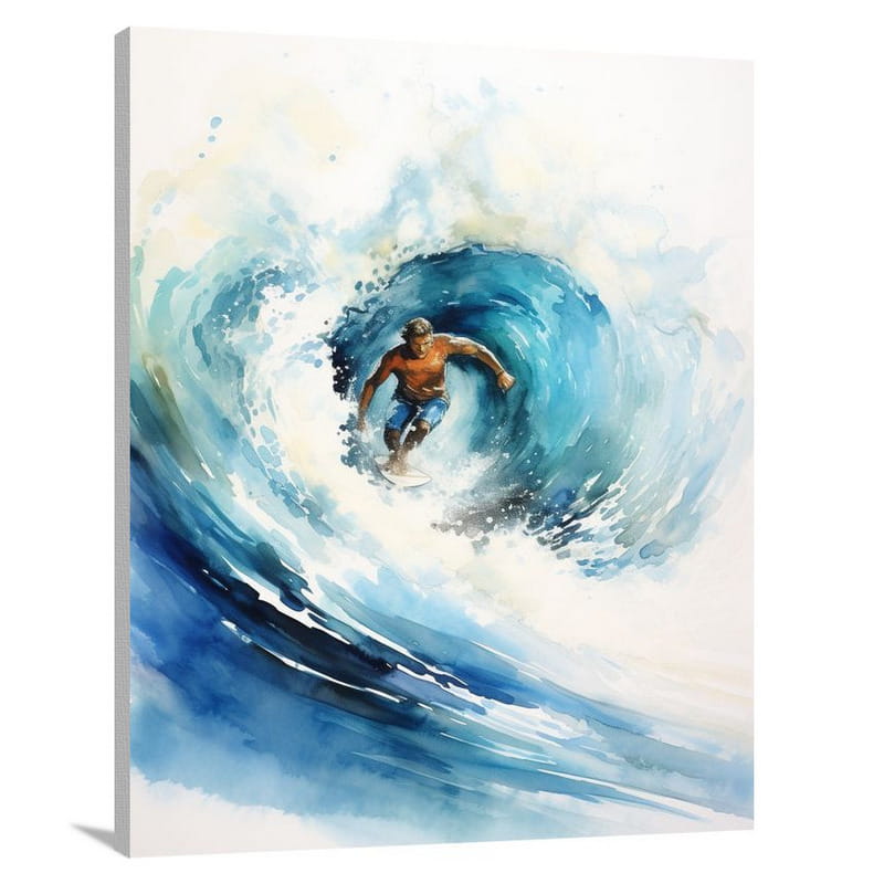 Surfing Serenity - Canvas Print
