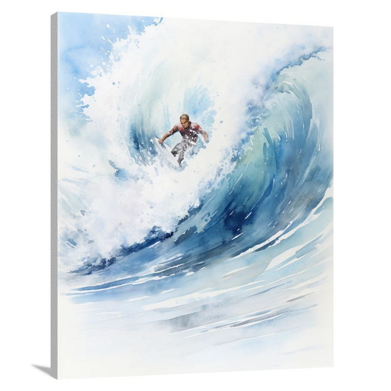 Surfing Solace - Canvas Print