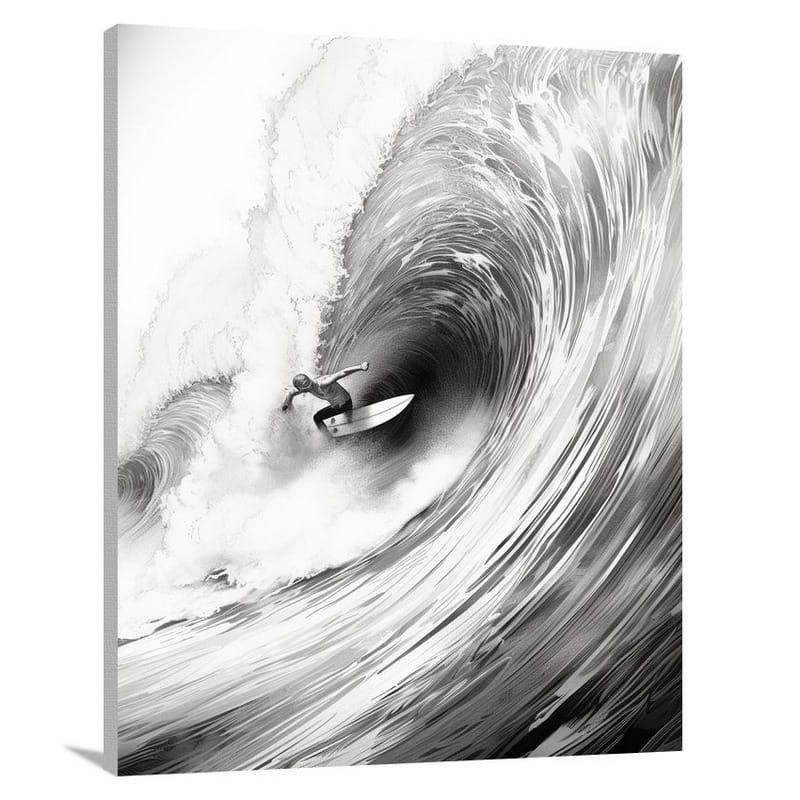 Surfing Symphony - Canvas Print