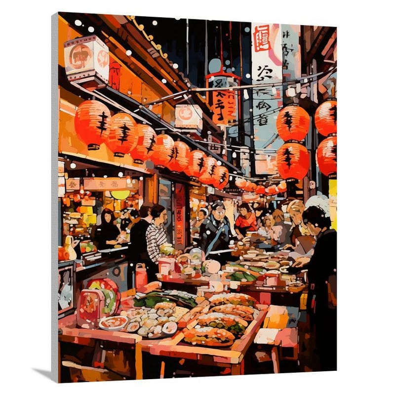 Sushi Delights: A Global Gastronomic Journey - Canvas Print