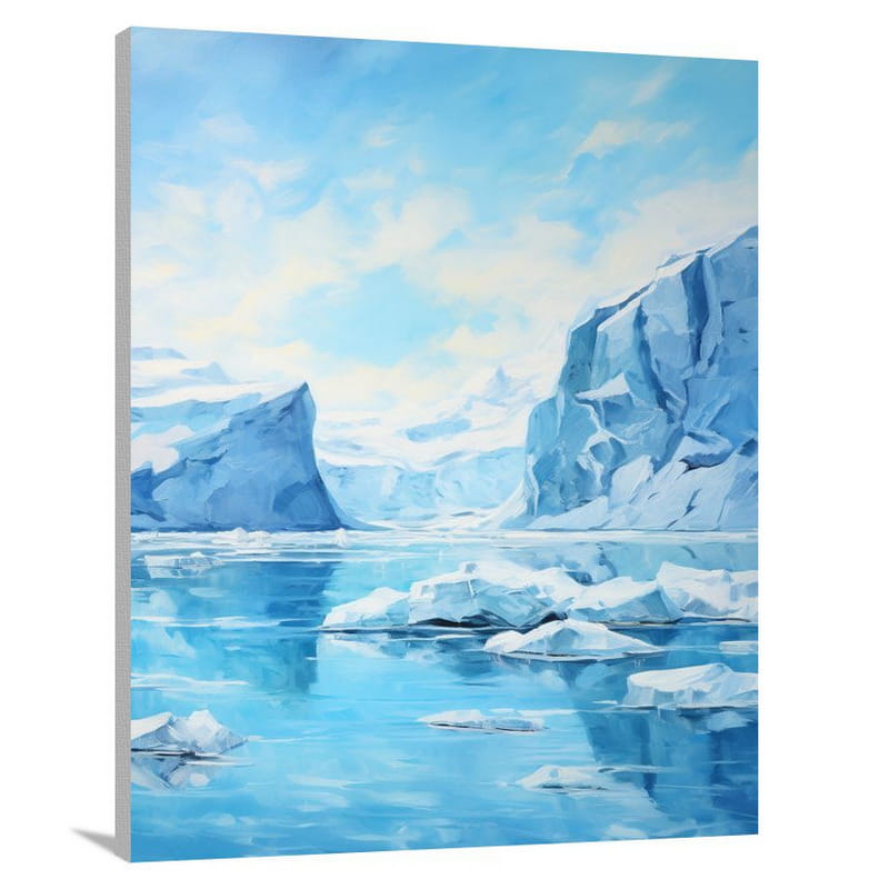Svalbard's Arctic Symphony - Canvas Print
