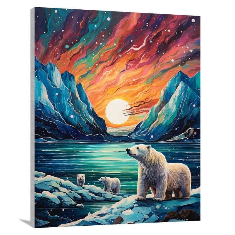 Svalbard Symphony - Canvas Print