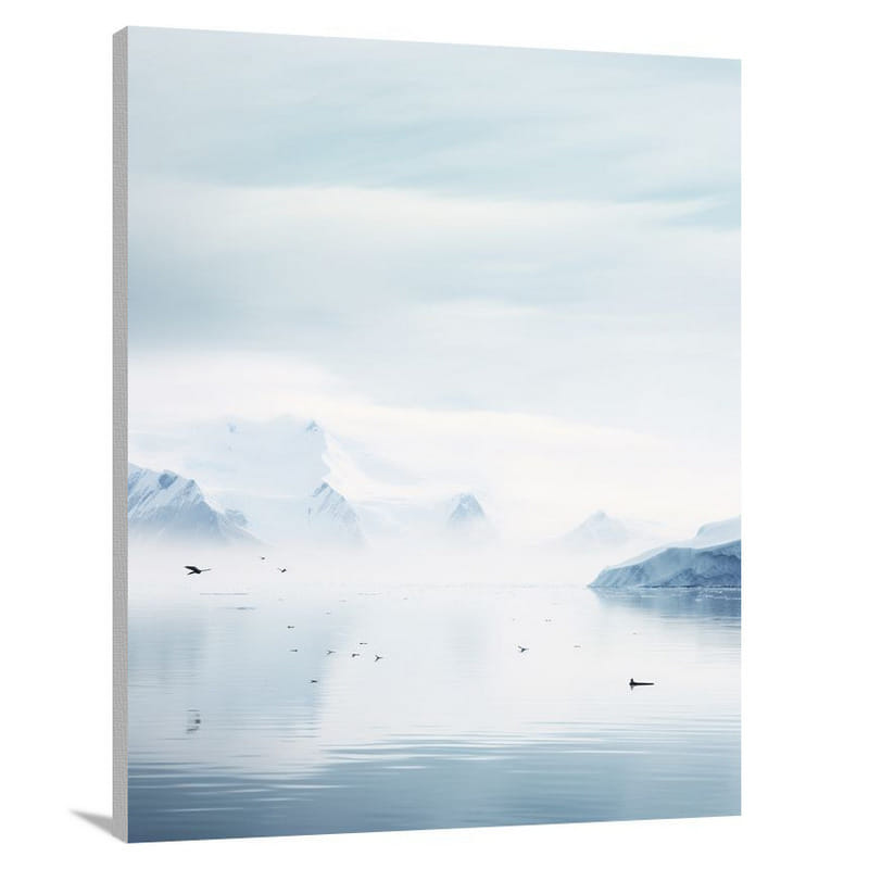 Svalbard Symphony - Minimalist 2 - Canvas Print