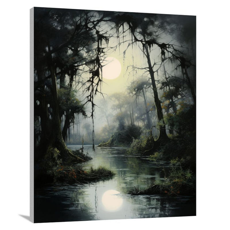 Swamp Serenade - Watercolor - Canvas Print
