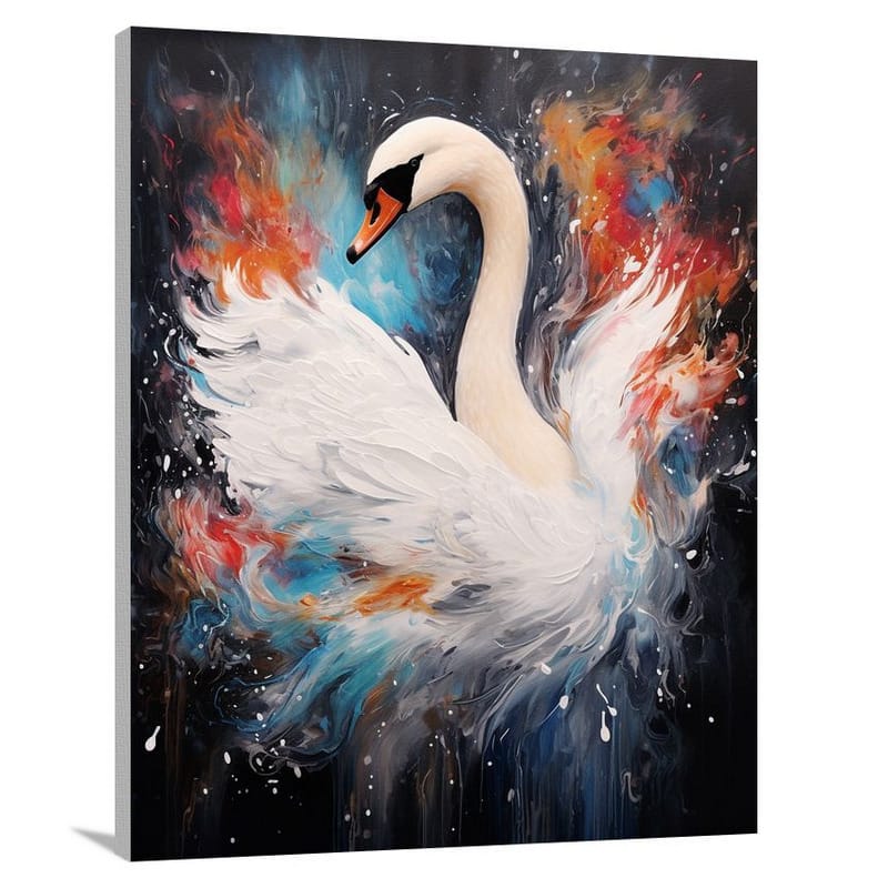 Swan's Symphony - Canvas Print
