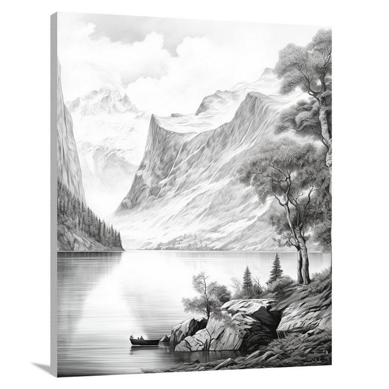 Sweden's Majestic Fjords - Canvas Print