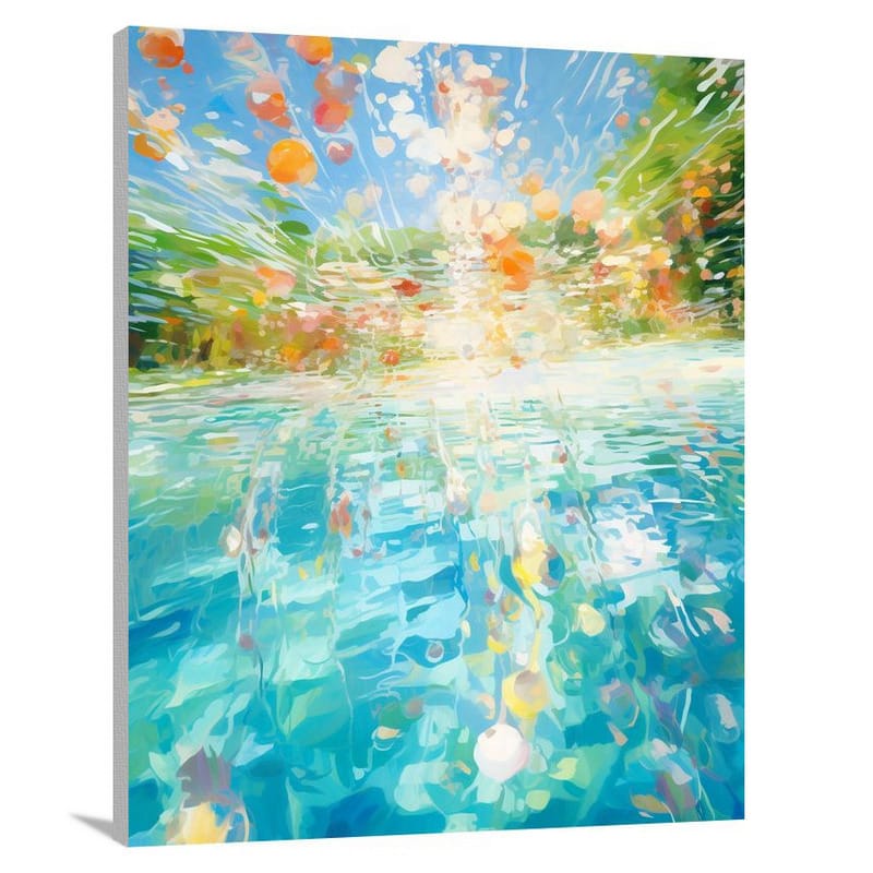 Swimming Pool Splendor - Canvas Print