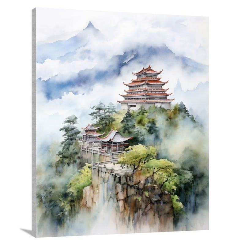 Taiwan's Enigmatic Cliff - Canvas Print