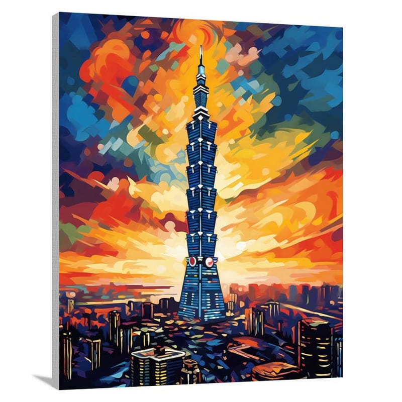 Taiwan's Skyline - Canvas Print