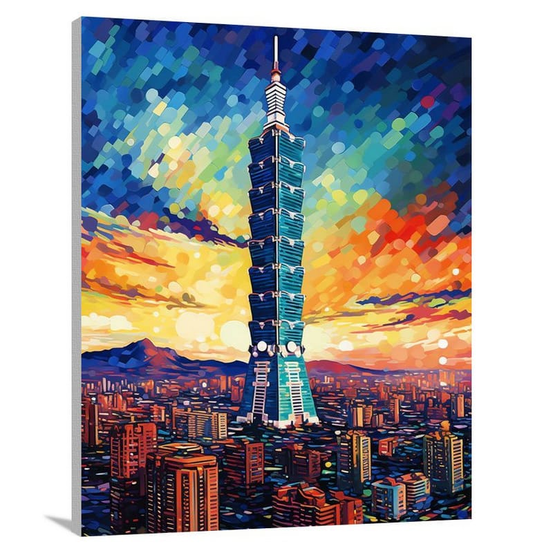 Taiwan's Skyward Journey - Canvas Print