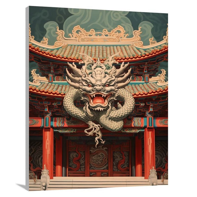 Taiwanese Dragon's Majesty - Canvas Print