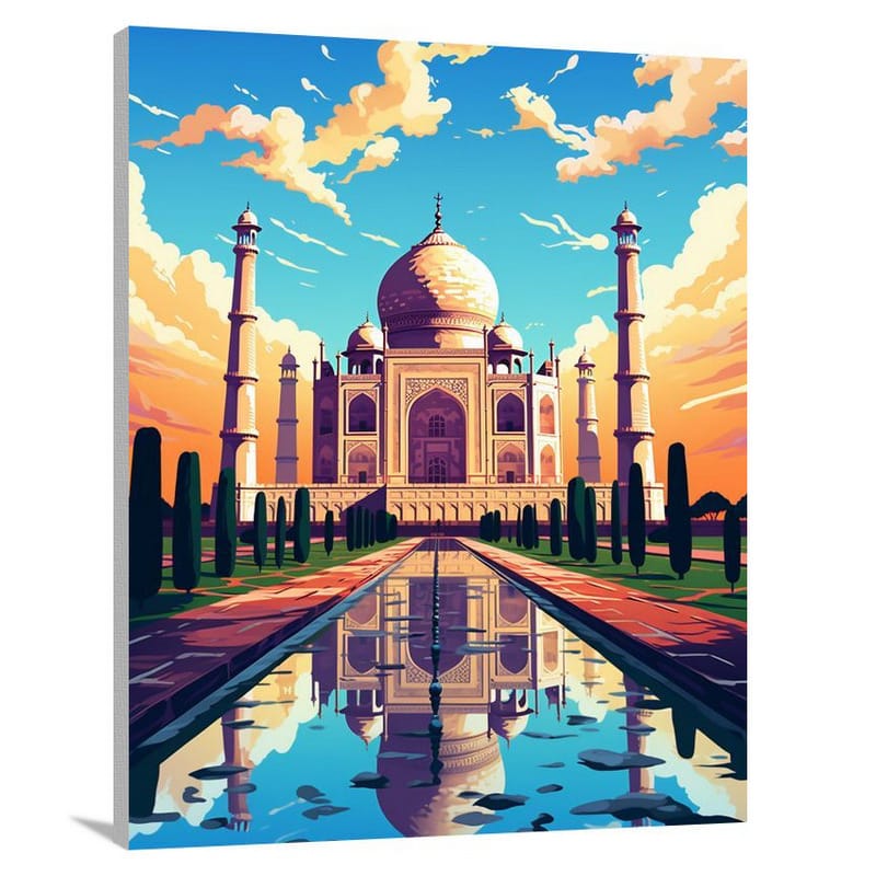 Taj Mahal: Eternal Love - Canvas Print