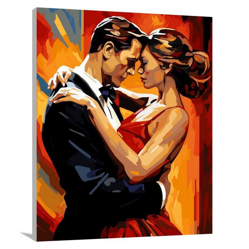 Tango Embrace - Canvas Print