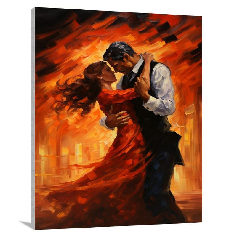Tango Fire - Contemporary Art - Canvas Print