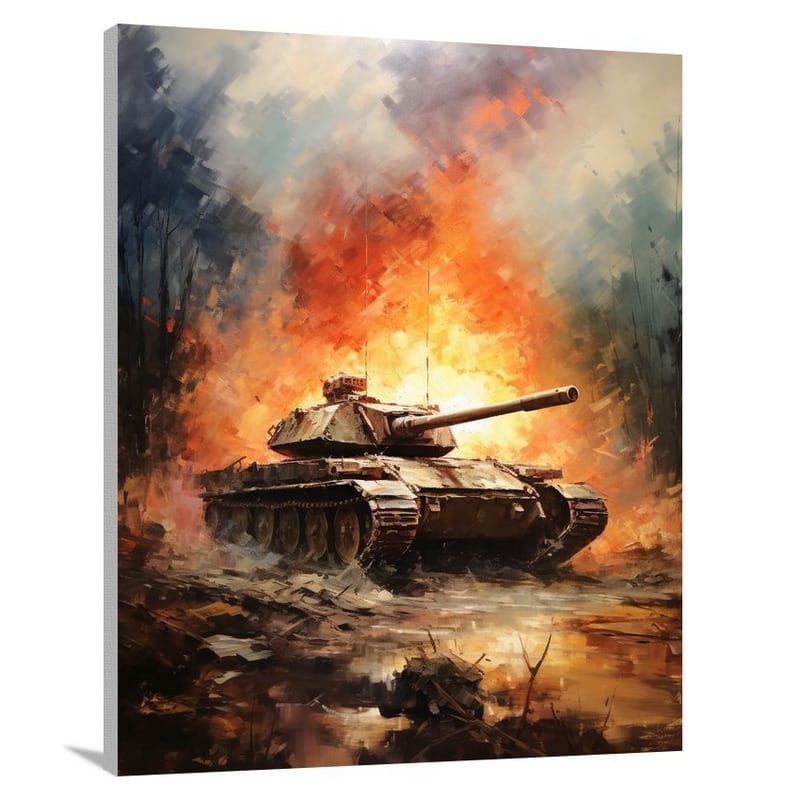 Tank Inferno - Canvas Print