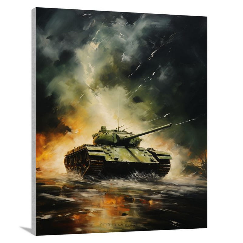 Tank Storm - Canvas Print