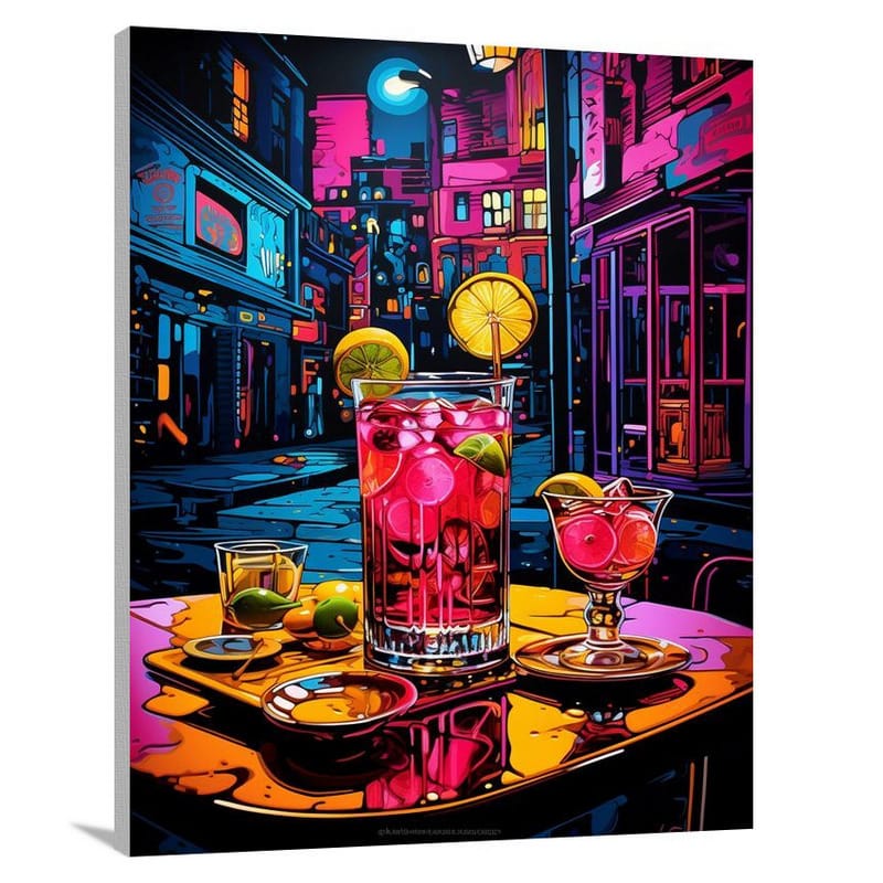 Tea Bar Symphony - Canvas Print