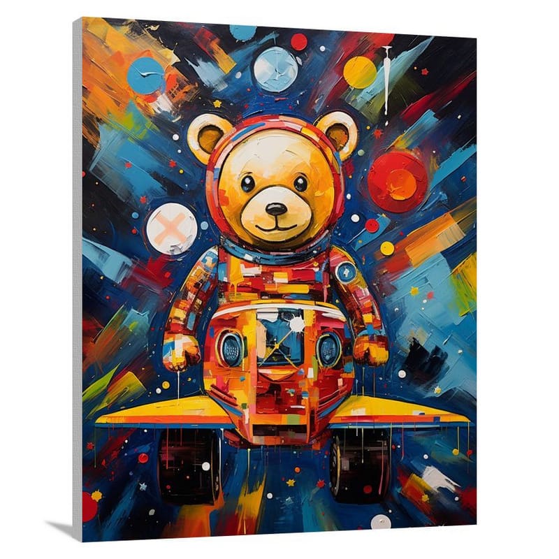 Teddy Bear's Toy Voyage - Canvas Print