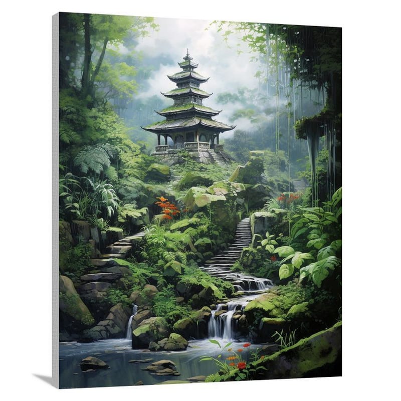 Temple of Serenity - Canvas Print