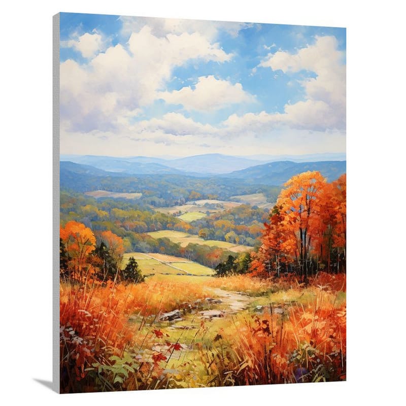 Tennessee's Autumn Symphony - Canvas Print