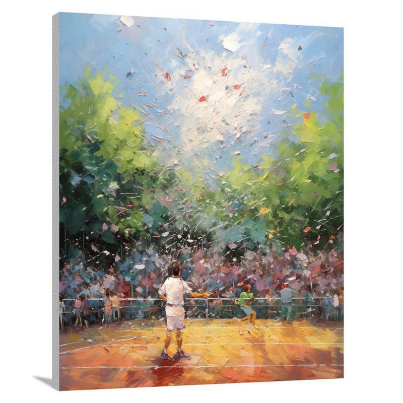 Tennis Rhapsody - Canvas Print