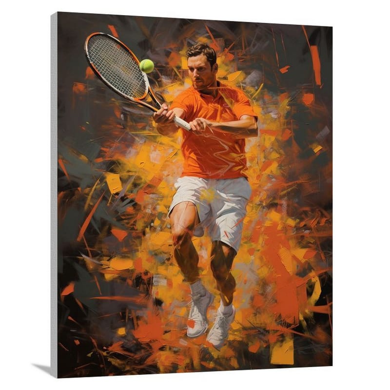Tennis Symphony - Canvas Print