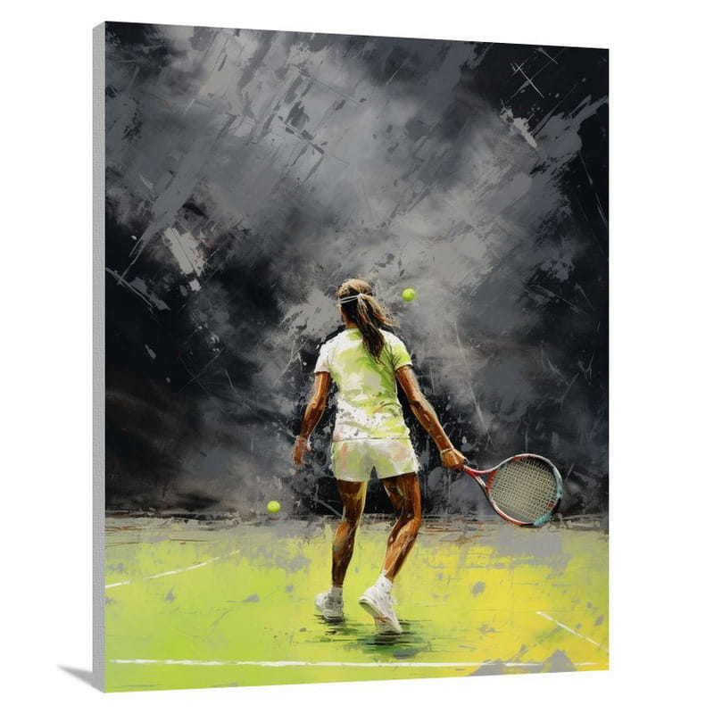 Tennis Triumph - Canvas Print