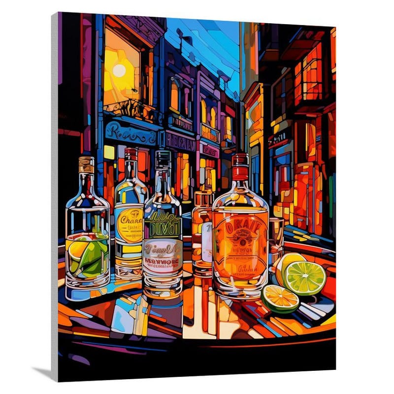 Tequila Nights - Pop Art - Canvas Print