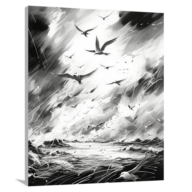 Tern's Flight - Canvas Print