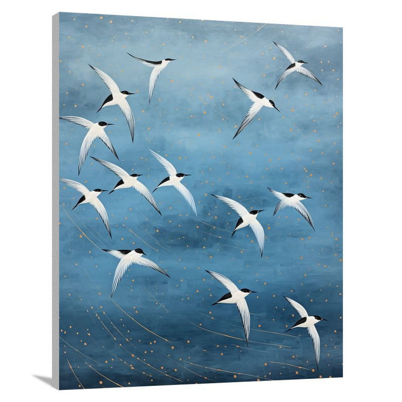 Tern's Flight - Minimalist 2 - Canvas Print