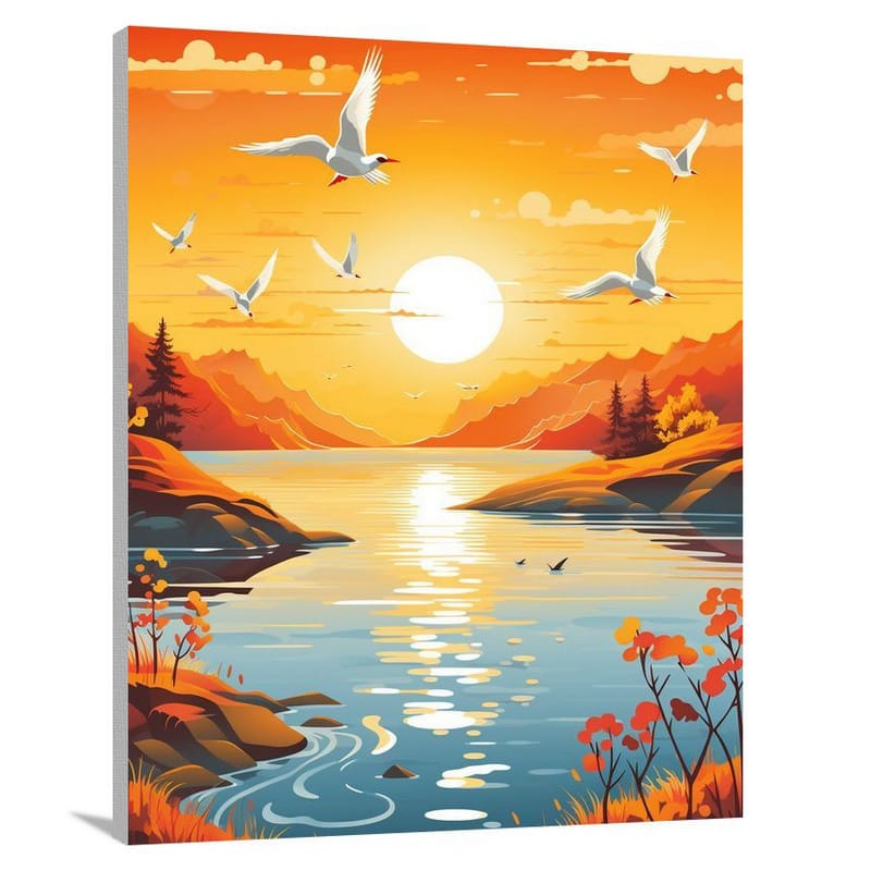 Tern's Serenity - Canvas Print