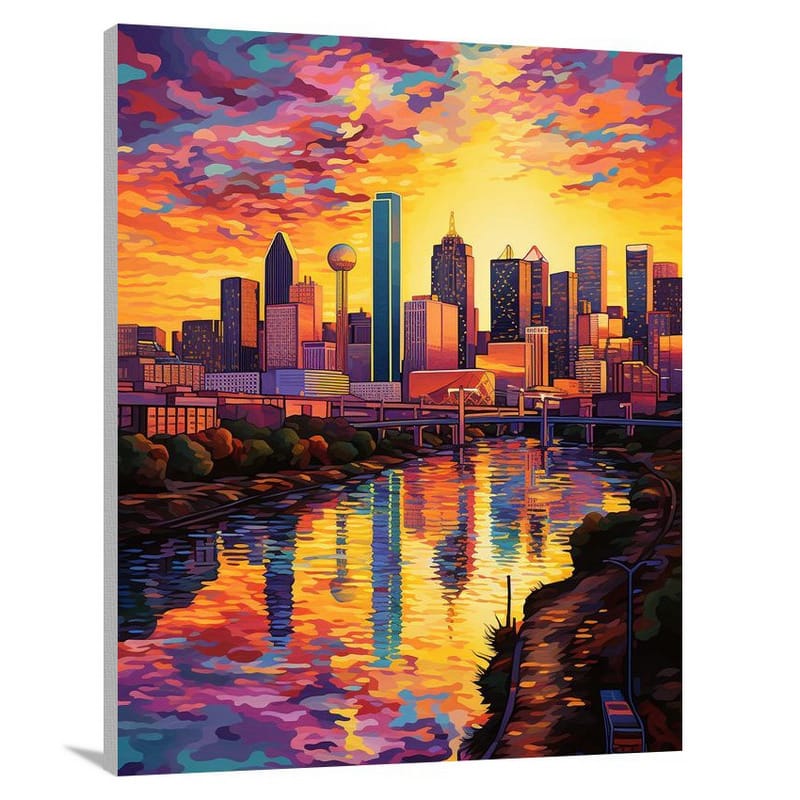 Texas Dreams - Pop Art - Canvas Print