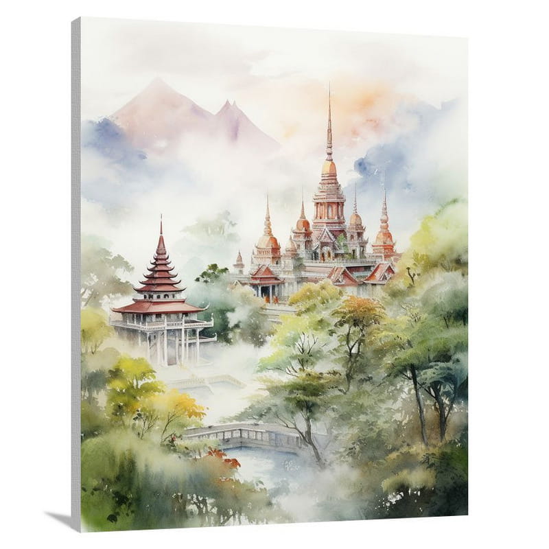 Thailand's Tranquil Majesty - Canvas Print