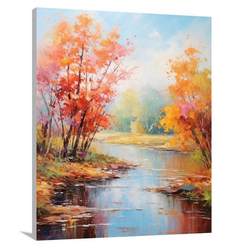 Thanksgiving Day Reflections - Impressionist - Canvas Print