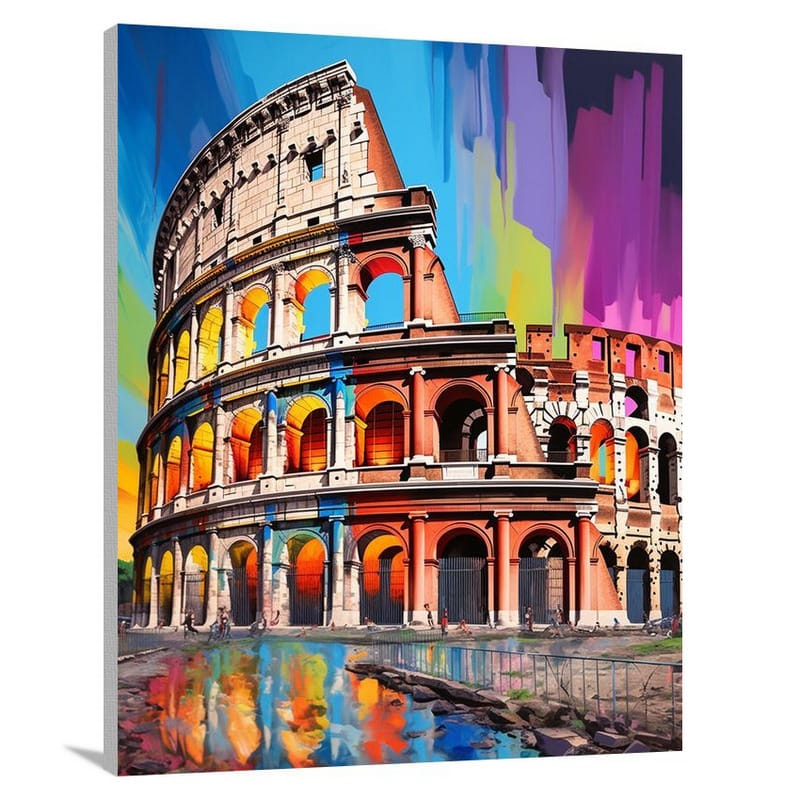 The Colosseum: Echoes of Time - Canvas Print
