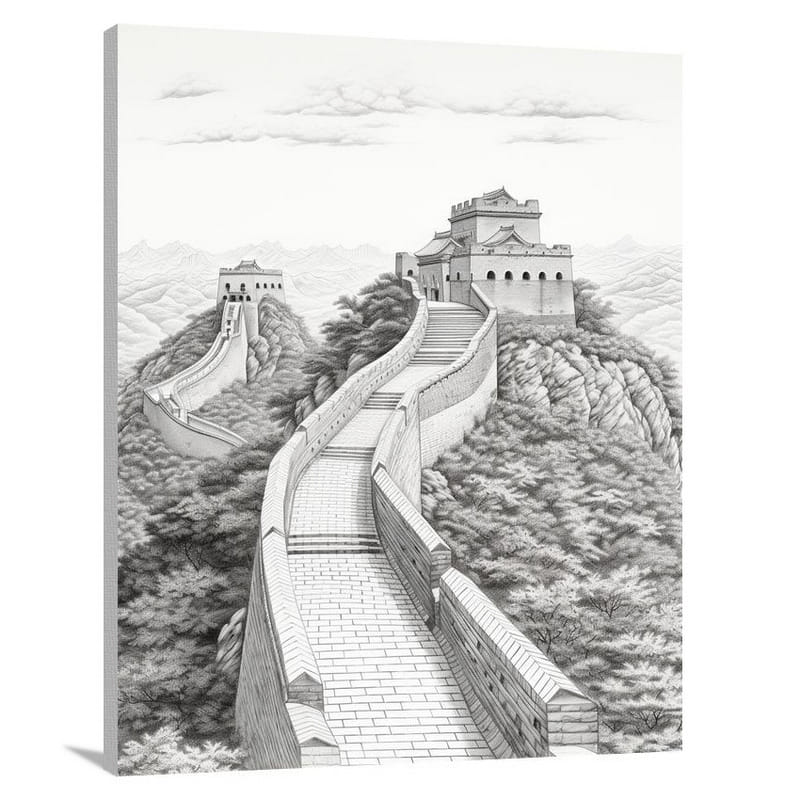 The Great Wall: Thrilling Adventures - Canvas Print