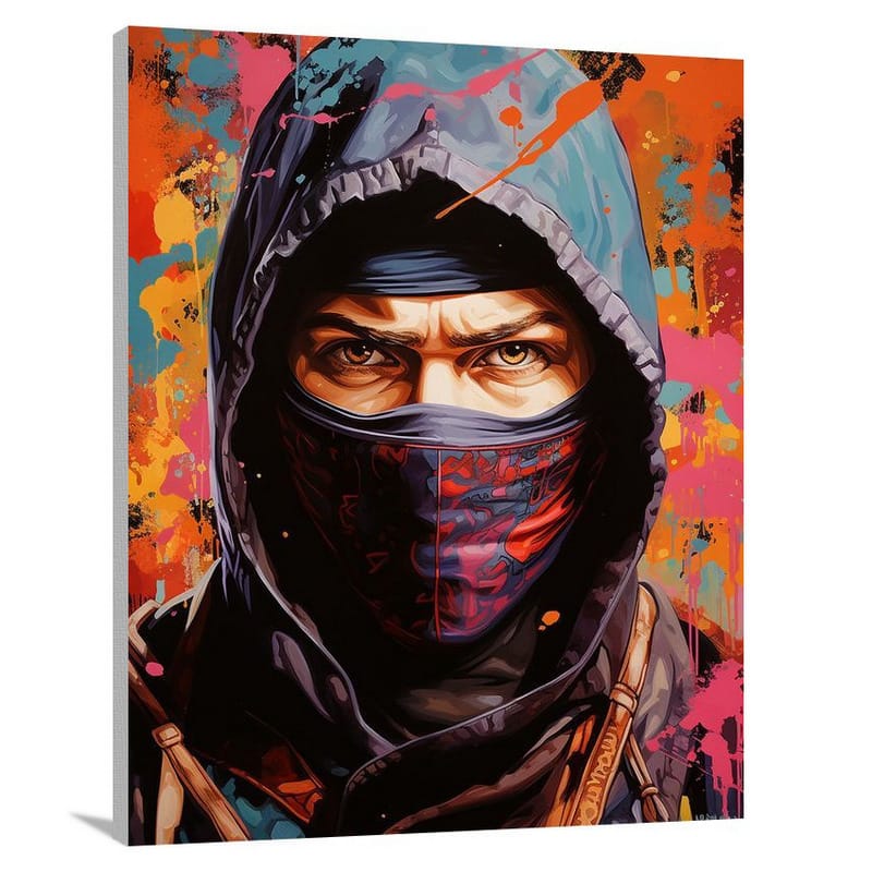 The Hidden Ninja - Canvas Print