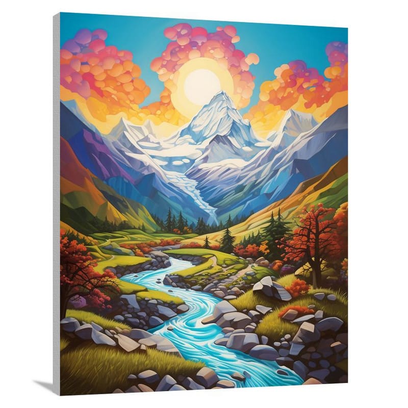 The Himalaya: Monsoon Majesty - Canvas Print