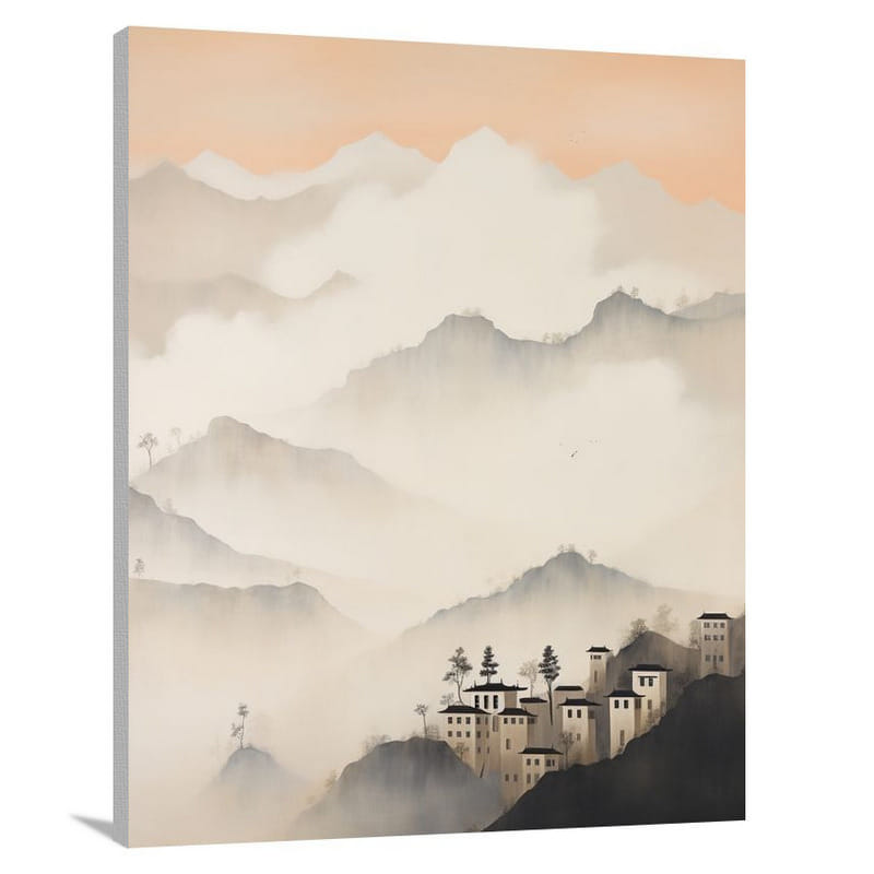 The Himalaya: Tranquil Whispers - Canvas Print