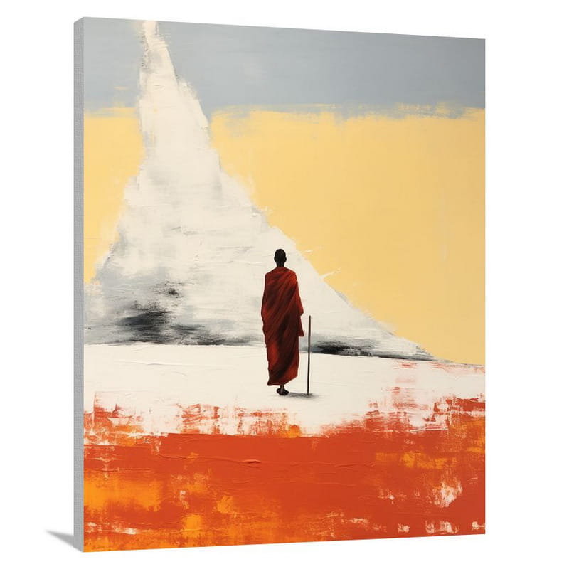 The Profound Path of the Monk - Canvas Print