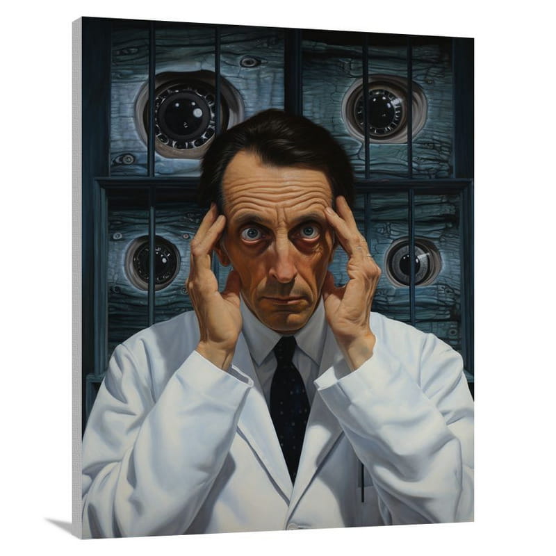 The Weary Doctor - Canvas Print