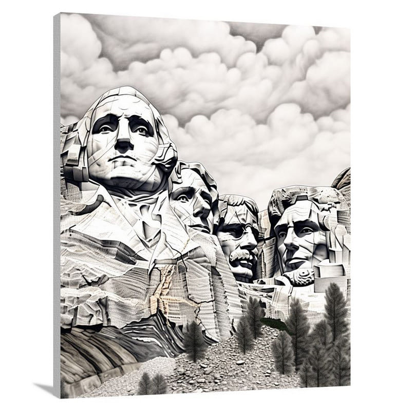 Thundering Rushmore - Canvas Print