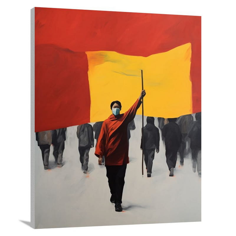 Tibetan Liberation - Minimalist - Canvas Print