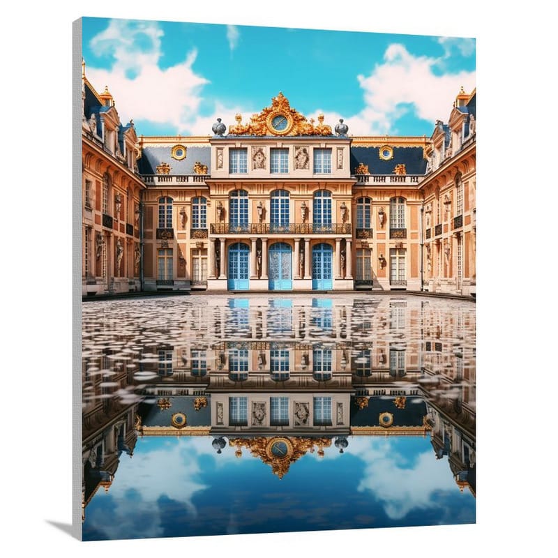 Timeless Palace of Versailles - Pop Art - Canvas Print
