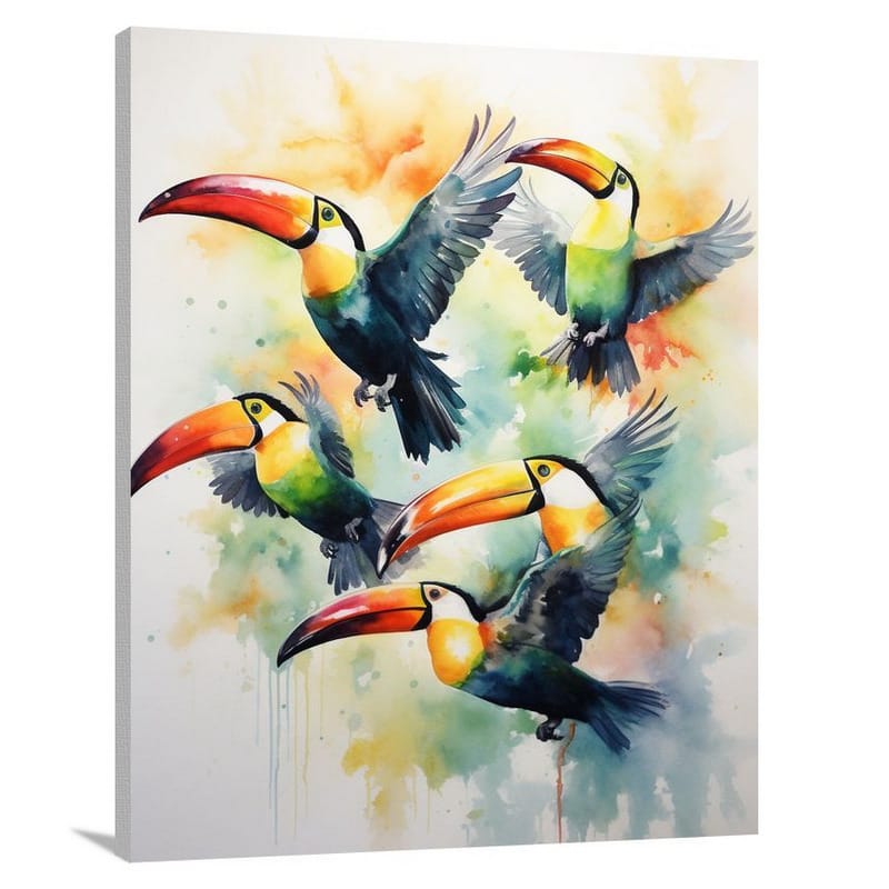 Toucan Symphony - Canvas Print