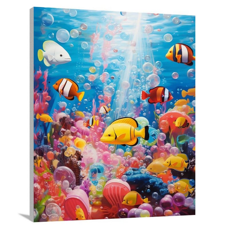 Toy Seascape - Canvas Print