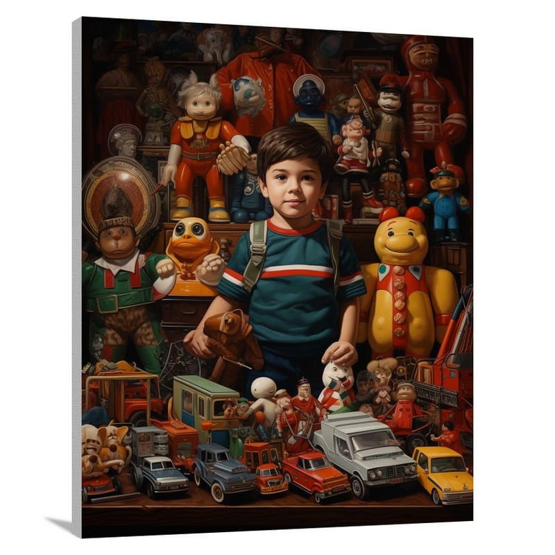 Toyland Treasures - Canvas Print