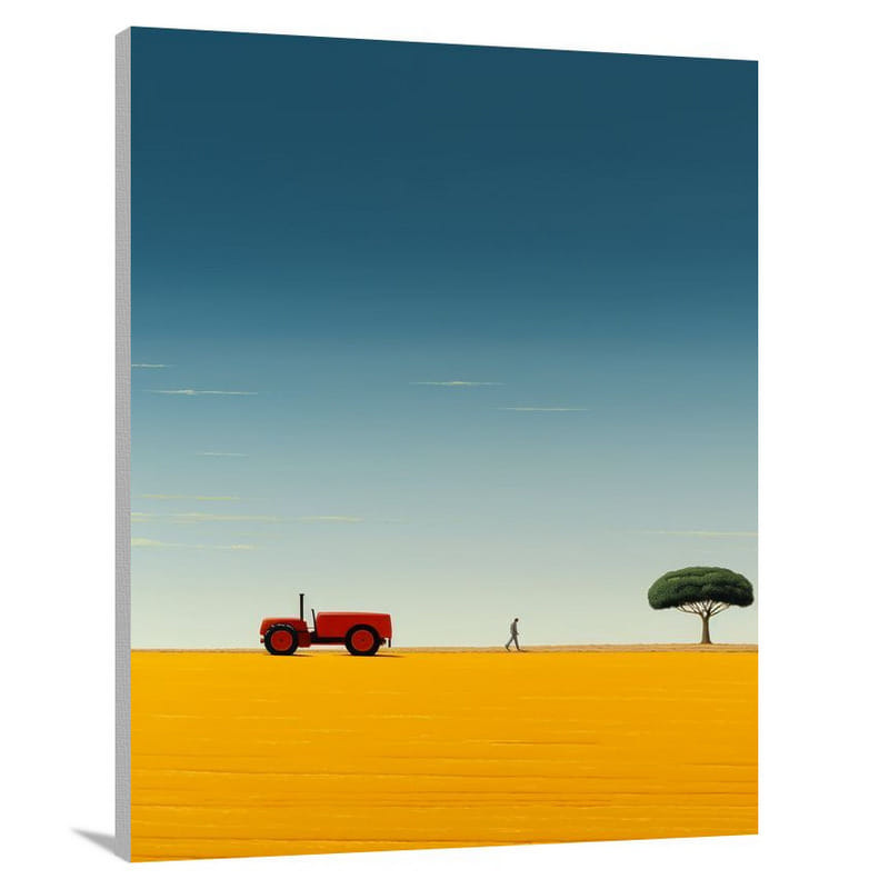 Tractor's Harvest - Canvas Print